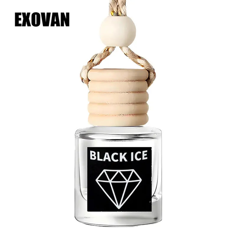 Exovan 8ML Car Air Freshener Hanging Scent Oil Diffuser with Long-Lasting Natural Fruit Fragrances - Three Scents for Automotive and Gift Use