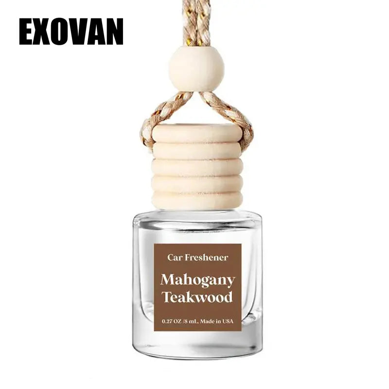 Exovan 8ML Car Air Freshener Hanging Scent Oil Diffuser with Long-Lasting Natural Fruit Fragrances - Three Scents for Automotive and Gift Use